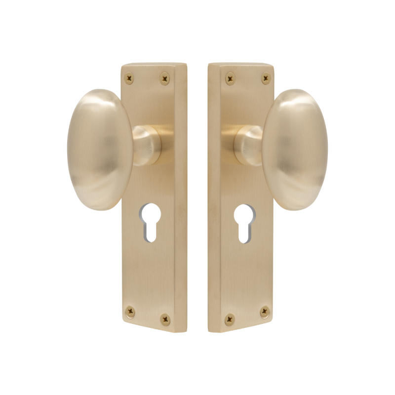 Unlacquered Satin Brass