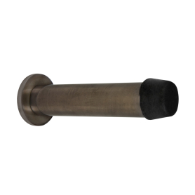85mm Doorstop Concealed Skirting Fix - Brass
