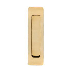 158x42mm Flushpull 128mm crs - Brass