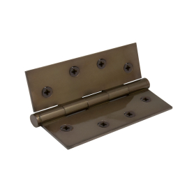 Hinge Brass Fixedpin Flat Tip 100mm x 75mm