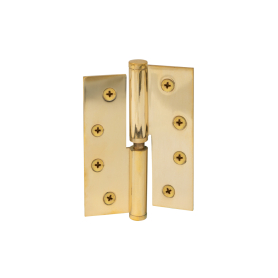 Hinge Brass Lift-Off RH Loose Pin Flat Tip 100mm x 75mm