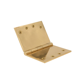 Hinge Brass Fixed Pin Flat Tip 100mm x 150mm