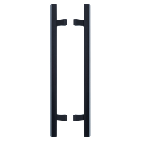 Pull Handle 25mm sq offset 600mm 426 cr