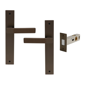 Galaxy - Qube Elite Longplate Passage Set - Magnetic Latch