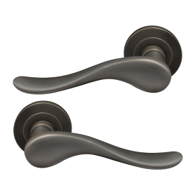 Haven 52mm Round Rose Lever Set