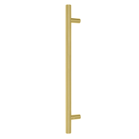 Brass Pull Handle Round 400mm OA - FF