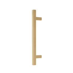 DELETED - Brass Pull Handle Square 300mm OA - FF