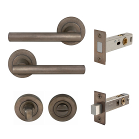 Charleston Round Rose Privacy Set - Magn. Latch