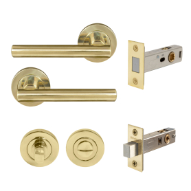 Charleston Round Rose Privacy Set - Magn. Latch