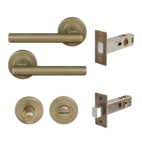 Charleston Round Rose Privacy Set - Magn. Latch