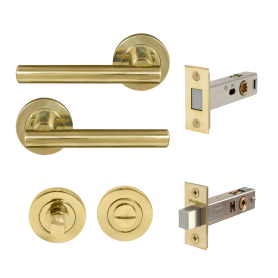 Charleston Round Rose Privacy Set - Magn. Latch