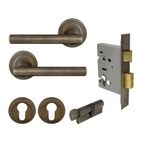 Charleston Round Rose Entrance Set - E48