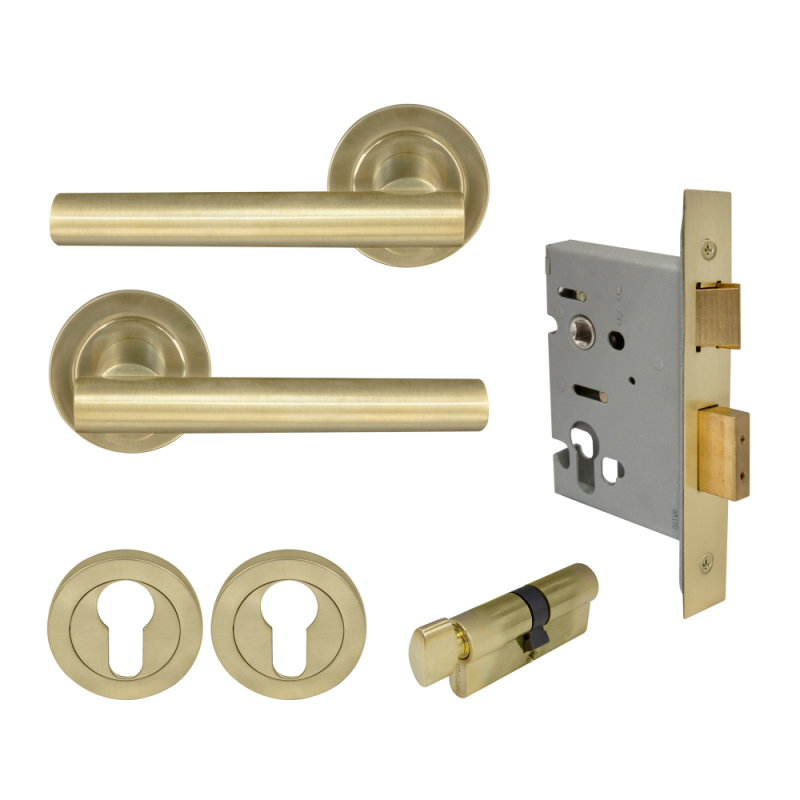 Unlacquered Satin Brass