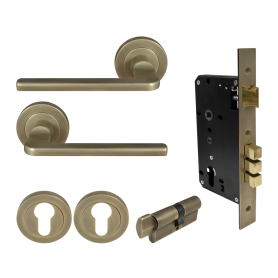 Chalet Round Rose Entrance Set - E85