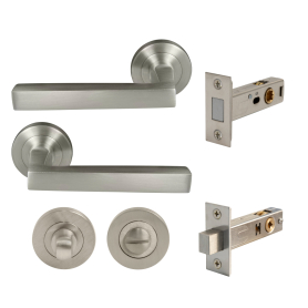 Federal Round Rose Privacy Set - Magn. Latch