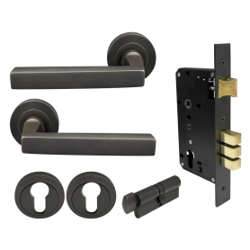 Federal Round Rose Entrance Set - E85