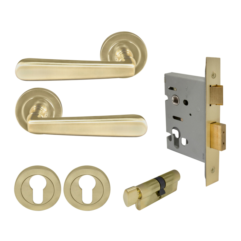 Unlacquered Satin Brass