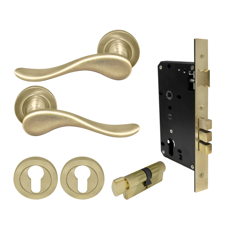 Unlacquered Satin Brass