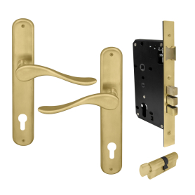 Haven Longplate Oval Entrance Set - E85