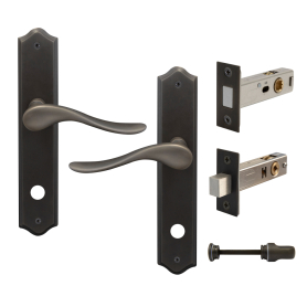 Haven Longplate Traditional Privacy Set - Magn. Latch
