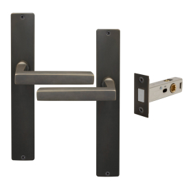 Federal Longplate Square Passage Set - Magn. Latch