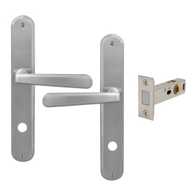 Villa Longplate Oval Passage Set - Magn. Latch
