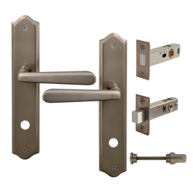 Villa Longplate Traditional Privacy Set - Magn. Latch