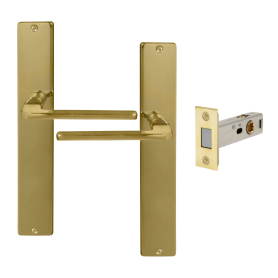 Chalet Longplate Square Passage Set - Magn. Latch