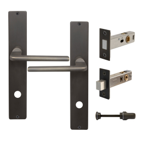 Chalet Longplate Square Privacy Set - Magn. Latch
