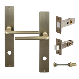 Chalet Longplate Square Privacy Set - Magn. Latch