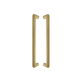 Kepler Brass Pull Handle - 400mm