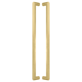 Kepler Brass Pull Handle - 600mm