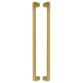 Tasman Brass Pull Handle - 600mm