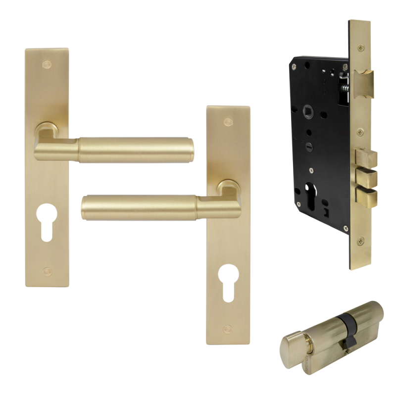 Unlacquered Satin Brass