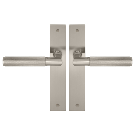 NIDO - Lumina Longplate Lever Set - Diamond Knurl