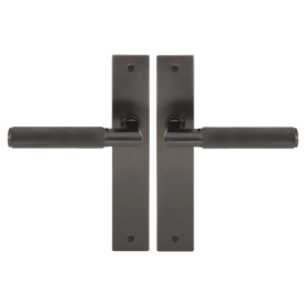 NIDO - Lumina Longplate Lever Set - Diamond Knurl