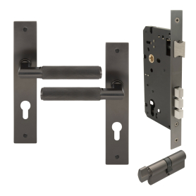 NIDO - Lumina Longplate Entrance Set - Diamond Knurl