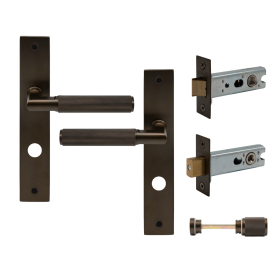 NIDO - Lumina Longplate Privacy Set - Diamond Knurl