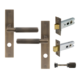 NIDO - Lumina Longplate Privacy Set - Diamond Knurl