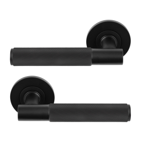 NIDO - Verge Rose Lever Set - Diamond Knurl