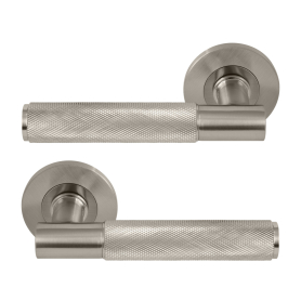 NIDO - Verge Rose Lever Set - Diamond Knurl