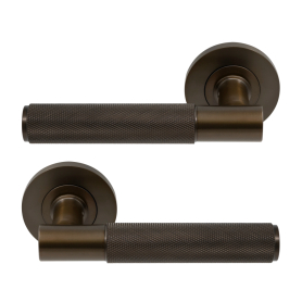 NIDO - Verge Rose Lever Set - Diamond Knurl