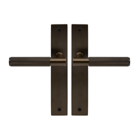 NIDO - Verge Longplate Lever Set - Diamond Knurl