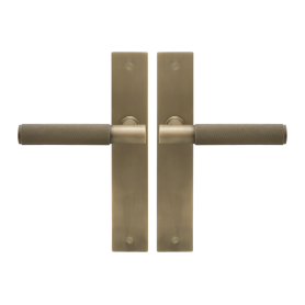 NIDO - Verge Longplate Lever Set - Diamond Knurl