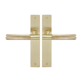 NIDO - Verge Longplate Lever Set - Diamond Knurl