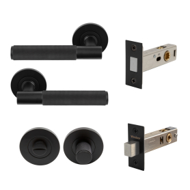 NIDO - Verge Rose Privacy Set - Magn. Latch - Diamond Knurl