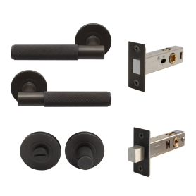 NIDO - Verge Rose Privacy Set - Magn. Latch - Diamond Knurl