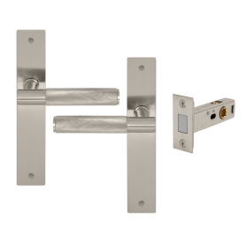 NIDO - Verge Longplate Passage Set - Magn. Latch - Diamond Knurl