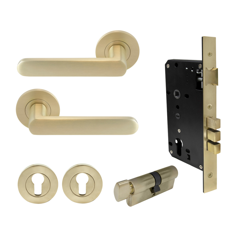 Unlacquered Satin Brass