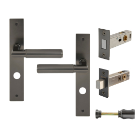 NIDO - Lumina Longplate Privacy Set - Magn. Latch - Plain